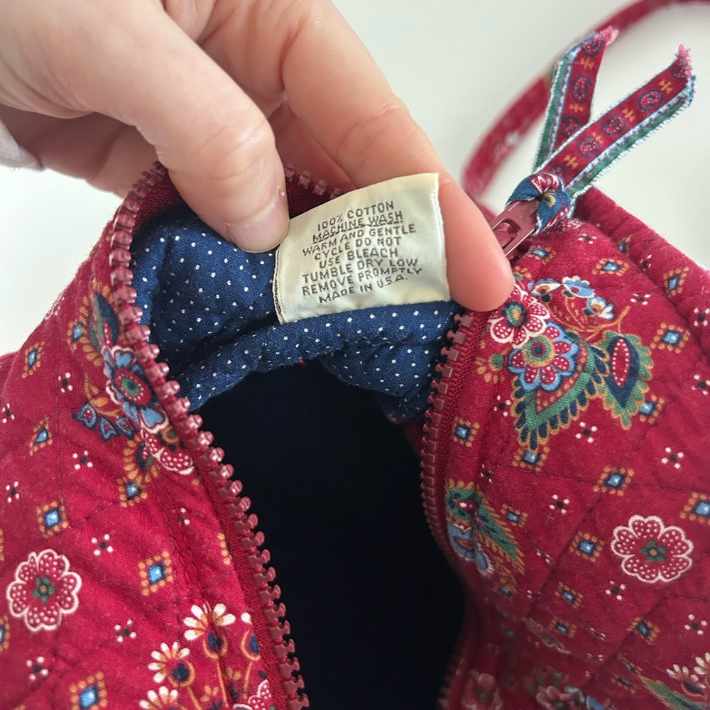 Vera Bradley Provincial Red Hoosier 1986 bag - Picture 14 of 16